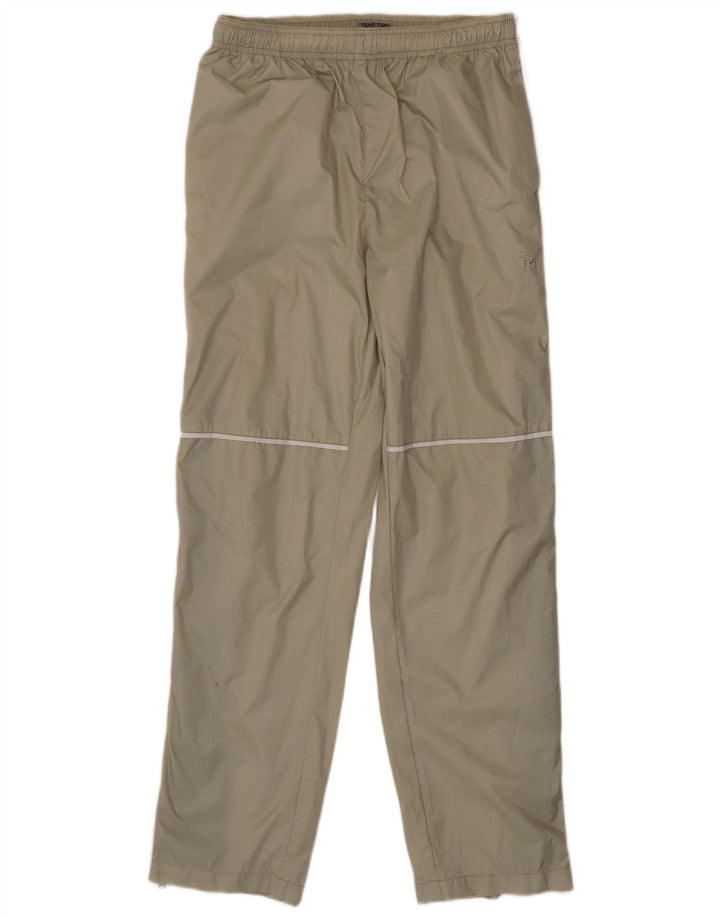 Pantaloni de trening vintage pentru bărbați, poliamidă, bej mediu