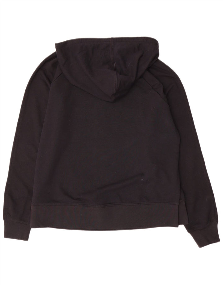 Jumper Nike Dri Fit Graphic Oversized Hoodie pentru femei UK 14 Medium Negru