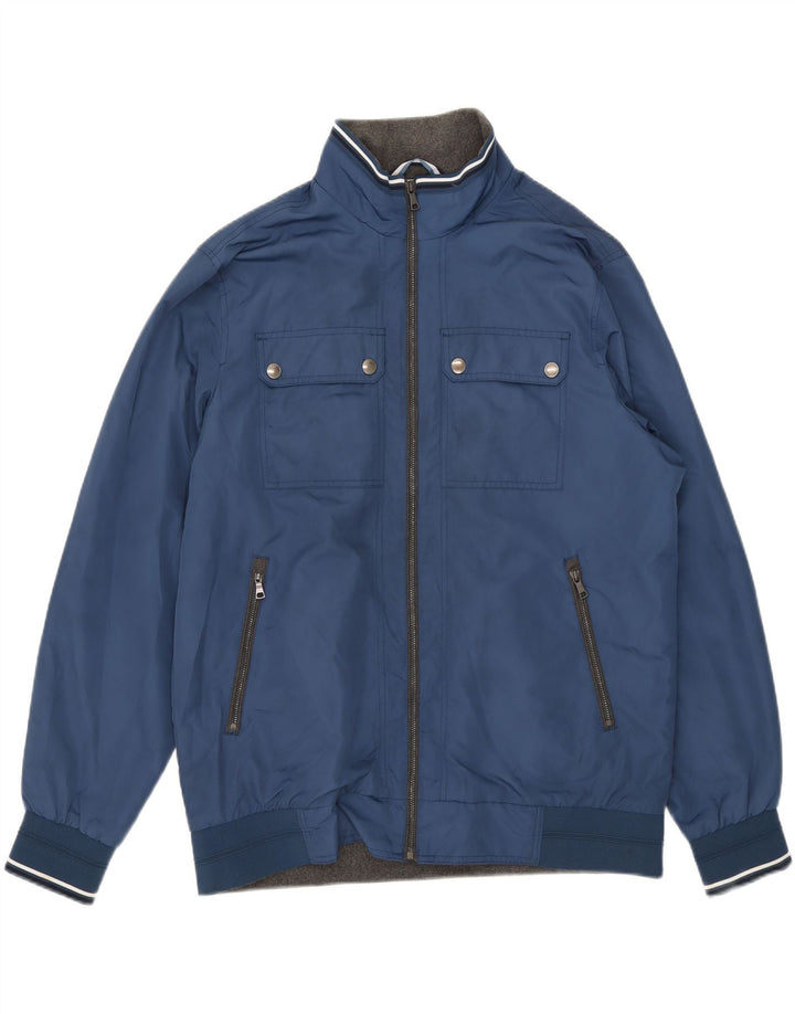 Geacă Bomber pentru bărbați Marks & Spencer UK 42 XL Poliester albastru