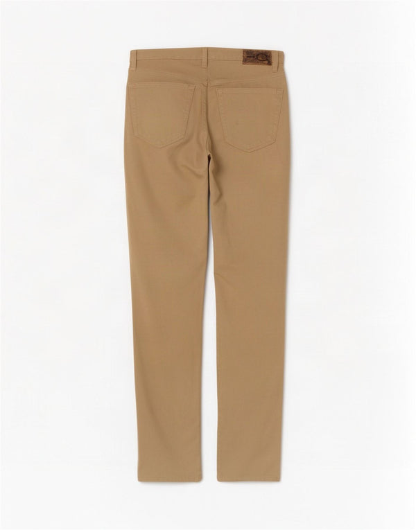 Pantaloni casual drepti pentru femei Just Cavalli IT 44 Medium W30 L35 Bej