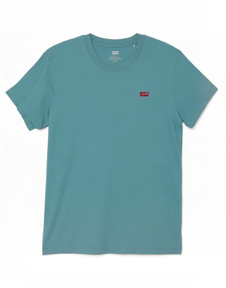 Tricou pentru femei Levi's Top UK 10 Small Blue Bumbac