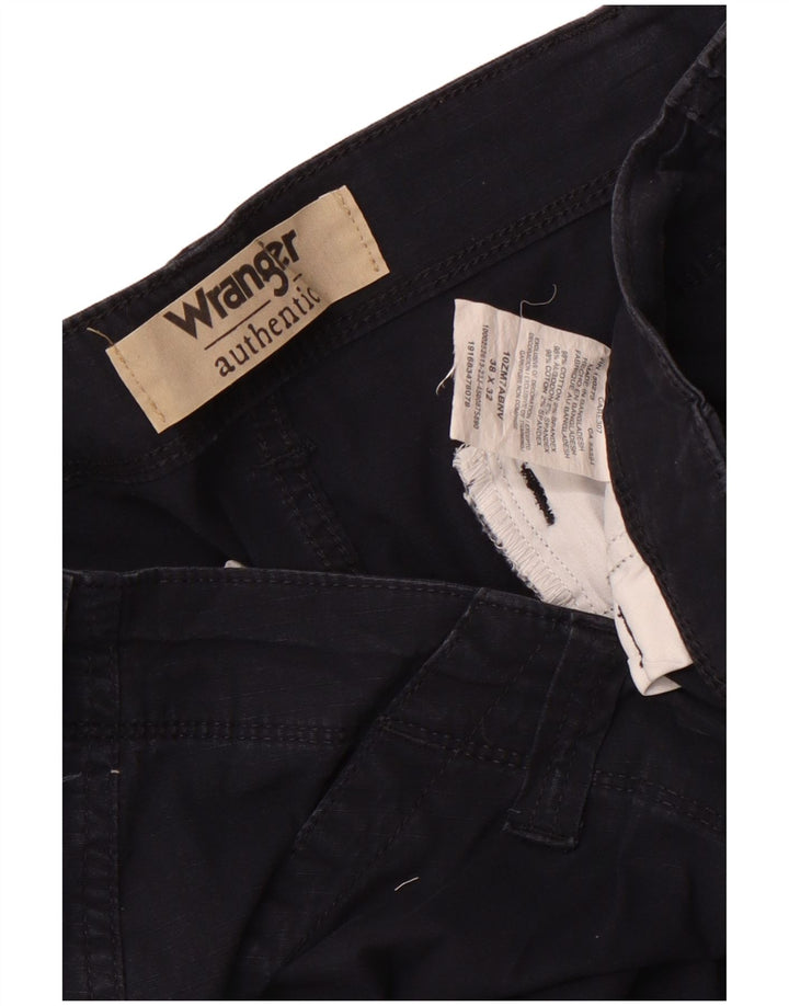 Pantaloni cargo drepti pentru bărbați Wrangler W38 L32 bumbac bleumarin