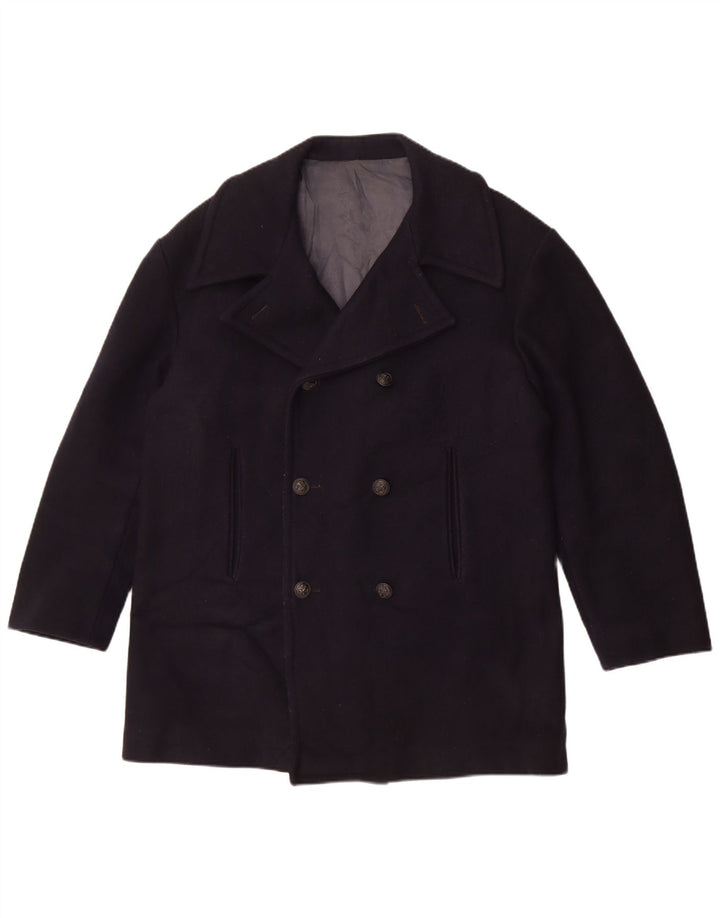 Palton vintage pentru bărbați IT 52 XL bleumarin