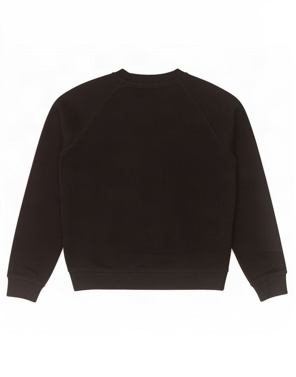 Jack Wills Pulover supradimensionat cu grafic pentru femei UK 8 Small Negru