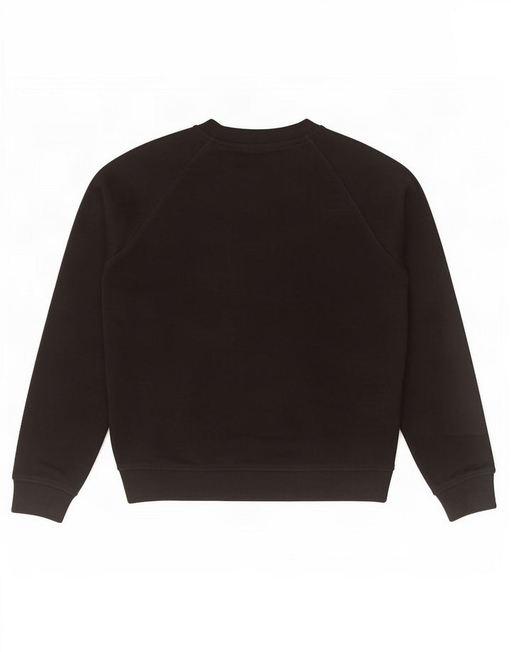 Jack Wills Pulover supradimensionat cu grafic pentru femei UK 8 Small Negru