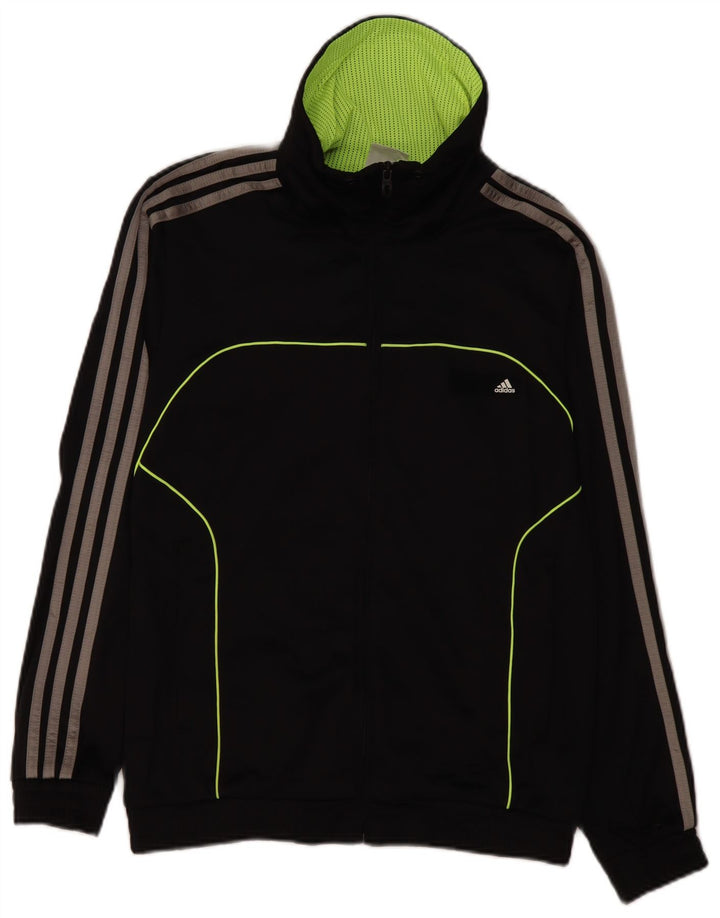 Jachetă de trening grafică ADIDAS pentru bărbați UK 36/38 Small Black
