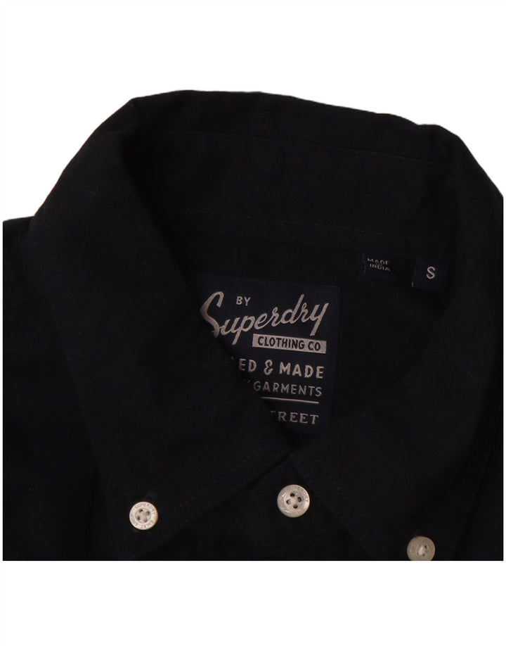 Cămașă Bărbați SUPERDRY Bumbac Mic Bleumarin