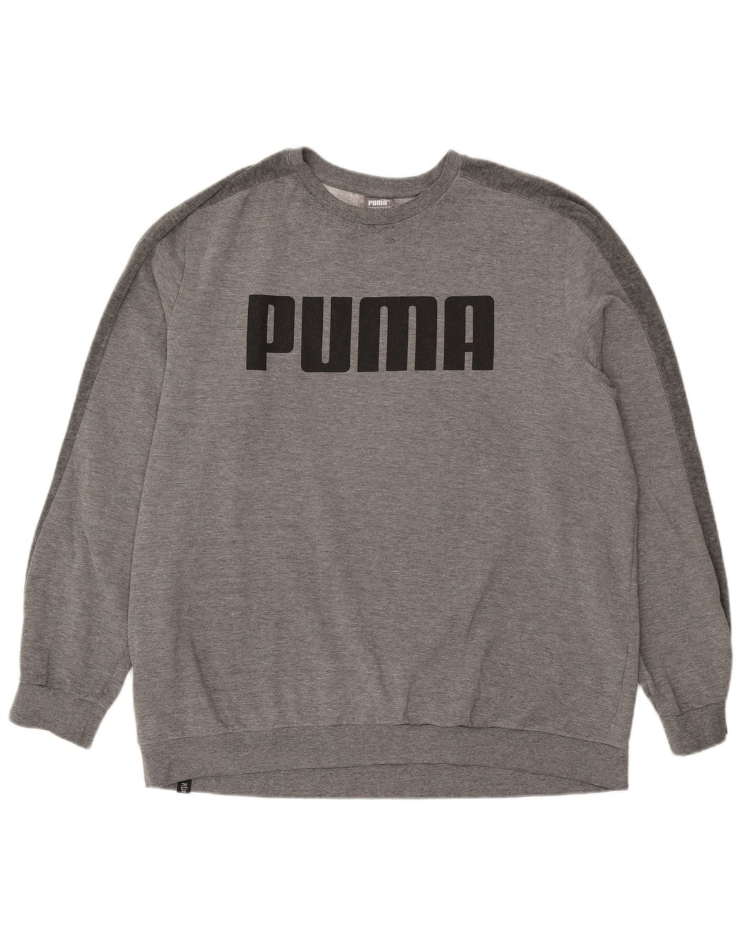 Pulover grafic PUMA pentru bărbați, bumbac gri 2XL
