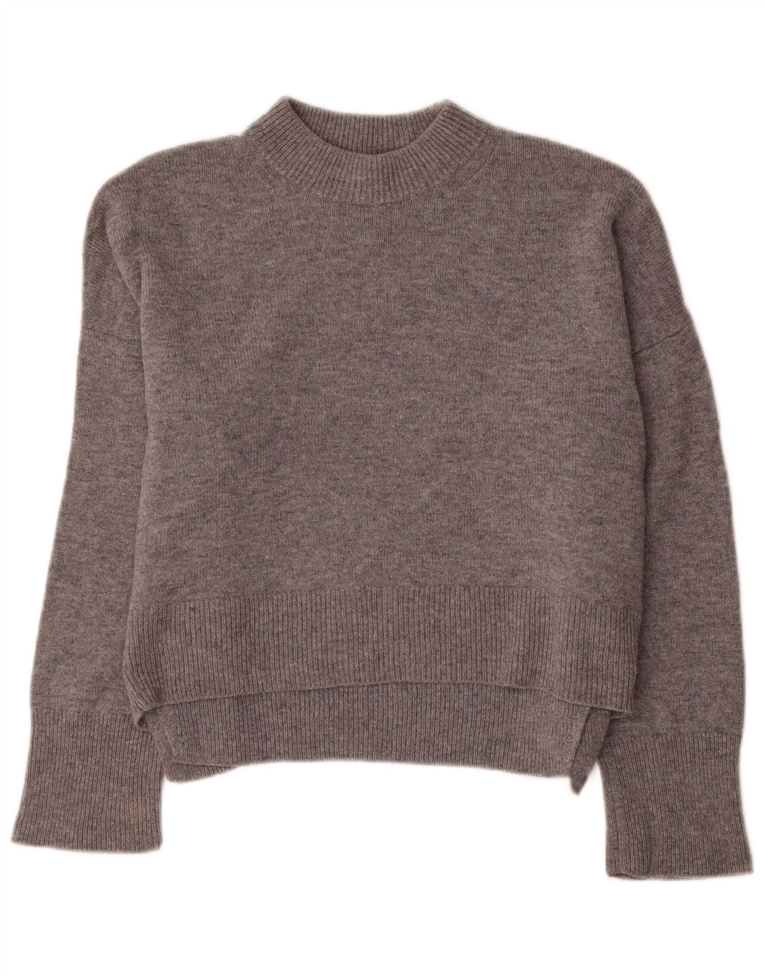 Whistles Pulover oversized cu gât țestoasă pentru femei UK 10 Mic Lână gri