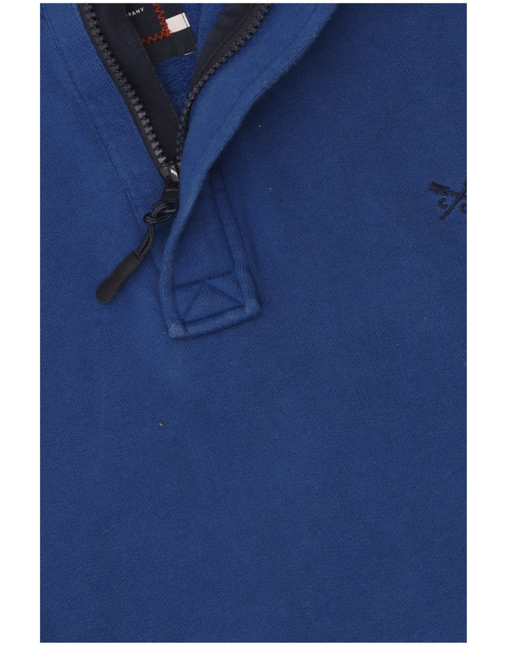 Crew Clothing Hanorac grafic pentru bărbați Pulover mic albastru Colorblock