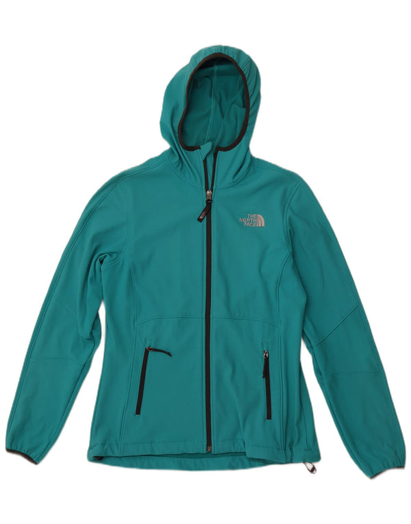 THE NORTH FACE Jachetă de trening cu glugă pentru femei UK 12 Turcoaz mediu