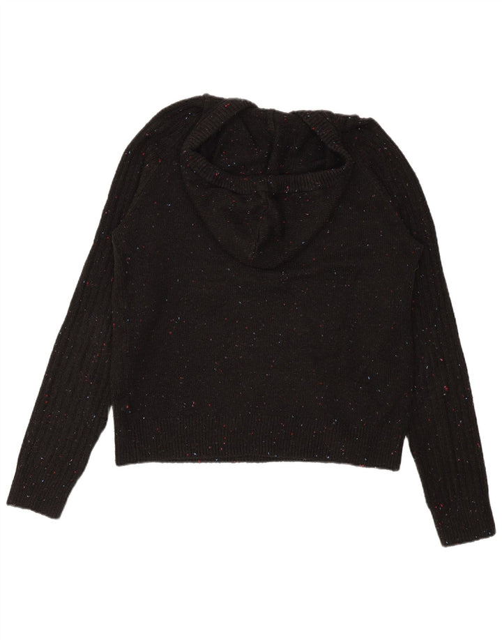 Pulover supradimensionat pentru femei Marks & Spencer UK 6 XS Negru cu pete