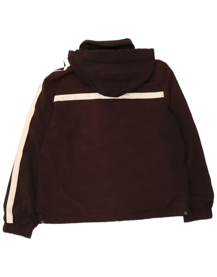 Jachetă Windbreaker pentru femei cu glugă Converse UK 14 Medium Black Colorblock