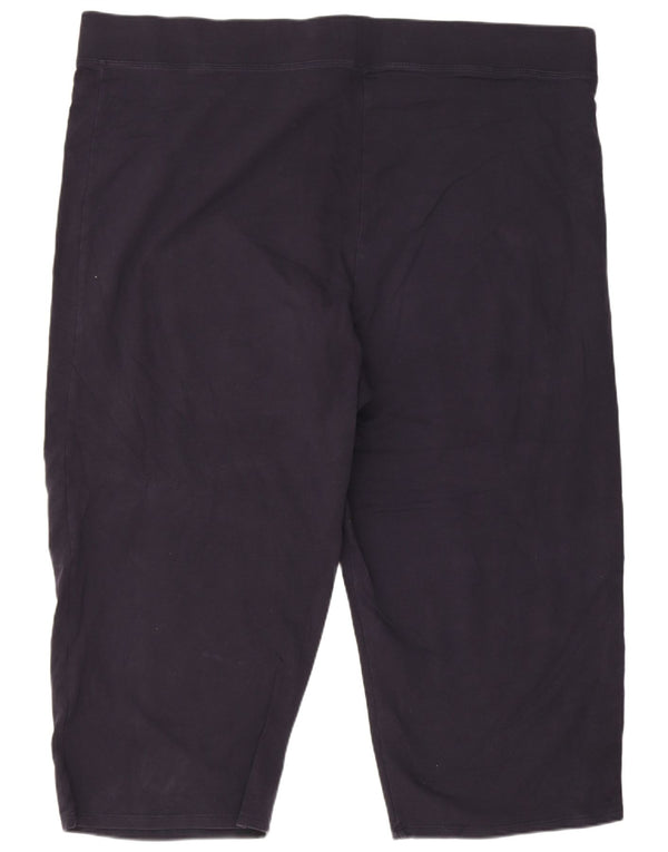 Leggings Capri pentru femei Marks & Spencer UK 24 4XL Bumbac bleumarin
