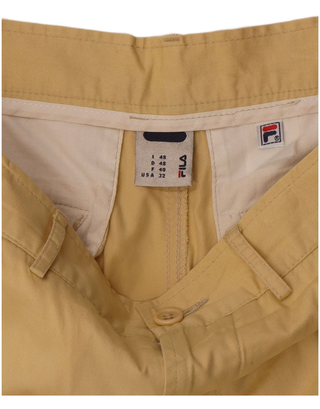 Pantaloni scurți cargo pentru bărbați FILA W32 Large Beige