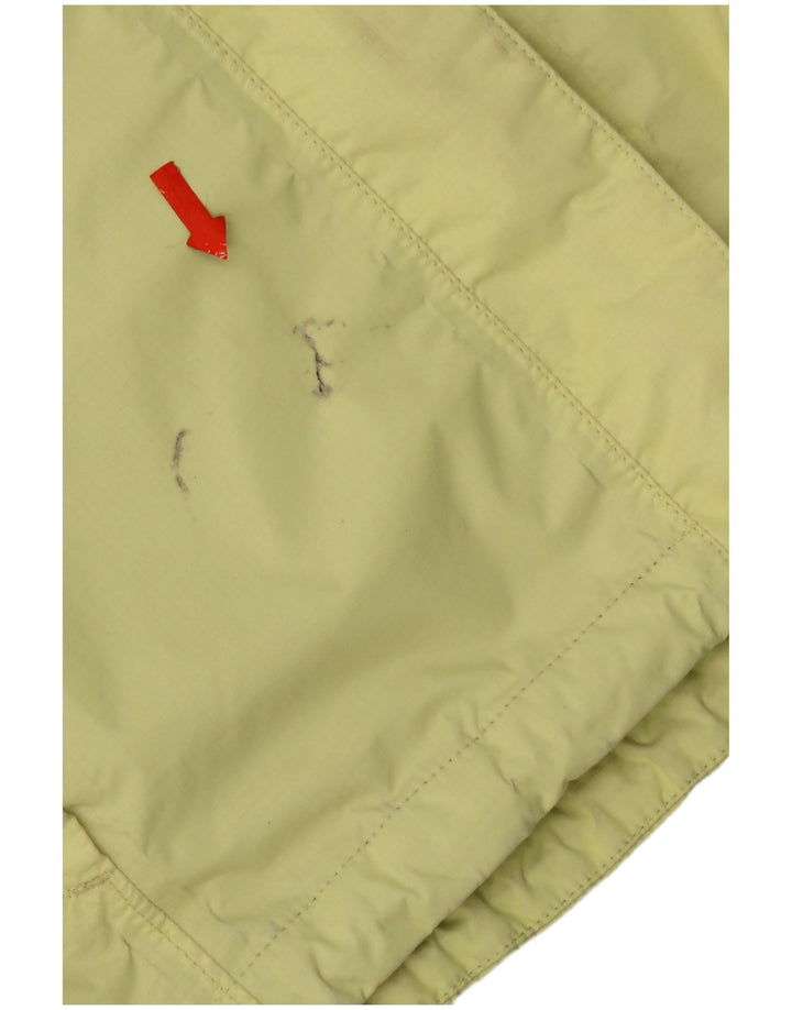Jachetă de ploaie cu glugă The North Face pentru femei UK 14 Medium Yellow Nylon