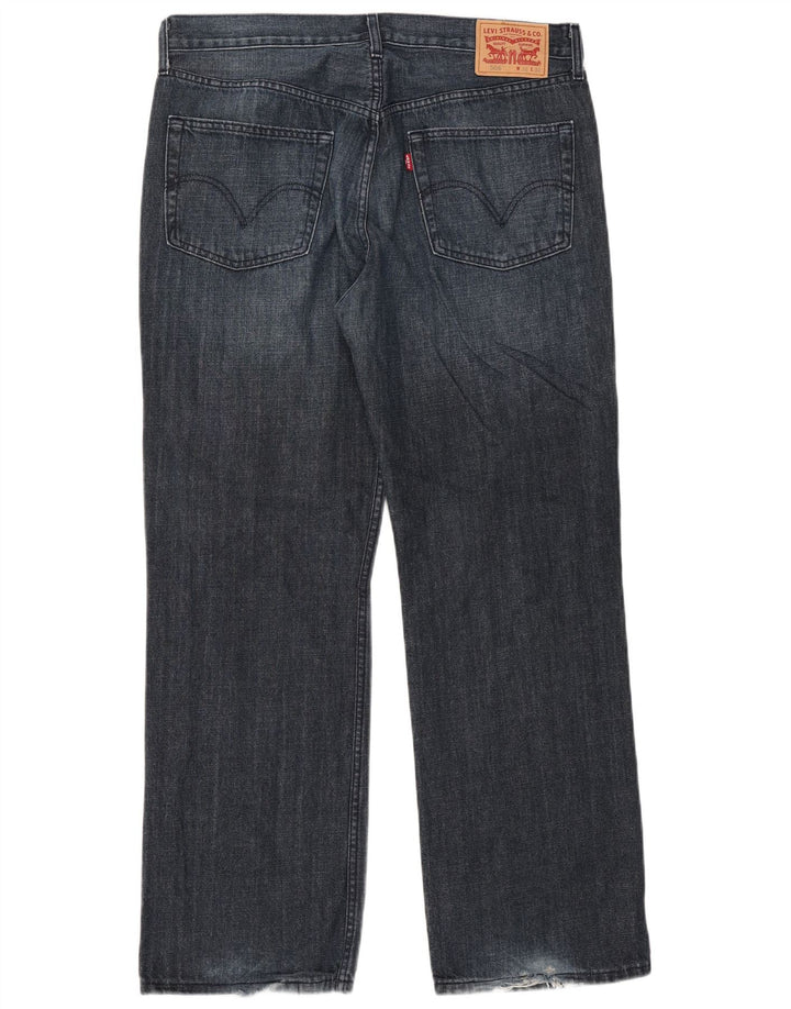 Blugi drepti pentru bărbați Levi's 506 W38 L32 Bumbac albastru
