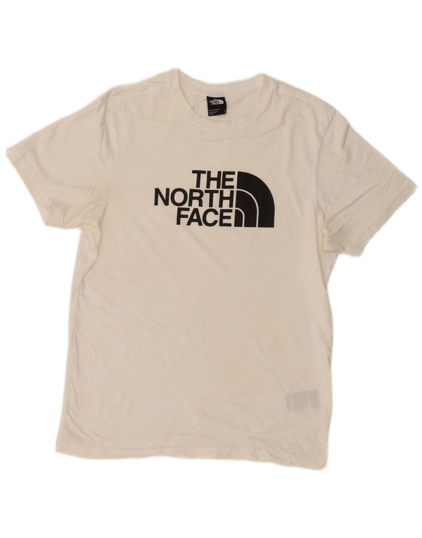 Tricou grafic pentru bărbați THE NORTH FACE Top mic din bumbac alb