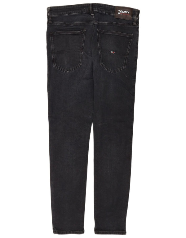 Blugi pentru bărbați Tommy Hilfiger Simon skinny W34 L30 bumbac negru