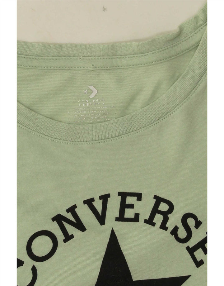 Tricou grafic Converse pentru femei Top UK 10 Small Green
