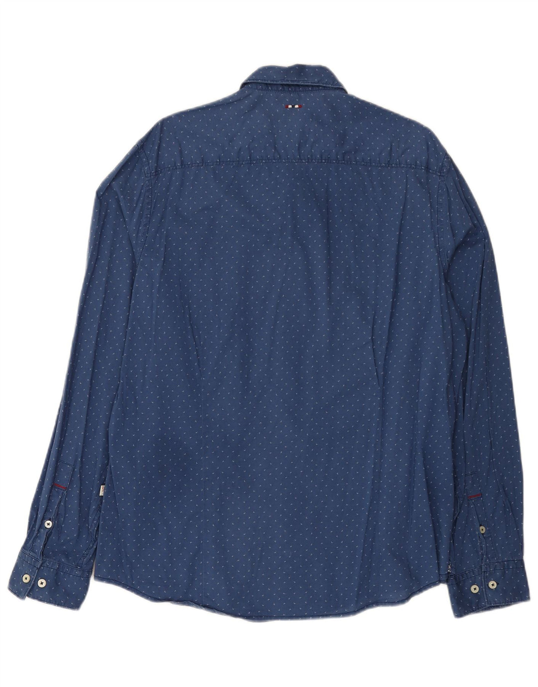 Cămașă Napapijri pentru bărbați cu model abstract 2XL, bumbac albastru