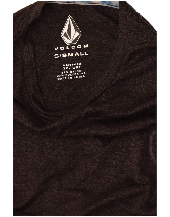 Tricou pentru bărbați Volcom Top mic, gri, nailon pătat