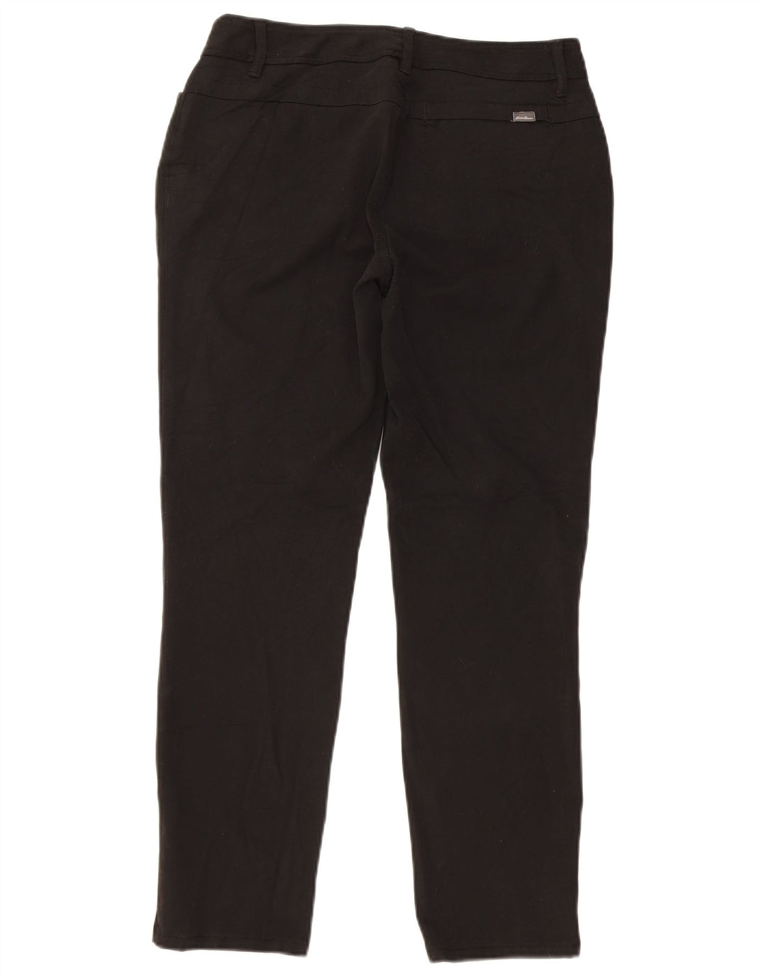 EDDIE BAUER Pantaloni casual subțiri pentru femei US 4 Small W28 L27 Poliester negru