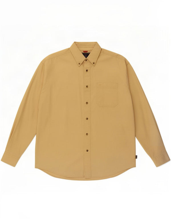 Camasă pentru bărbați Wrangler, mare, galbenă, bumbac