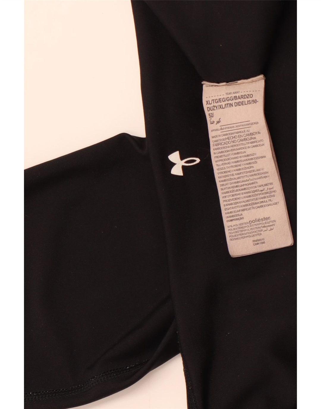 Leggings pentru femei UNDER ARMOUR UK 18 XL poliester negru