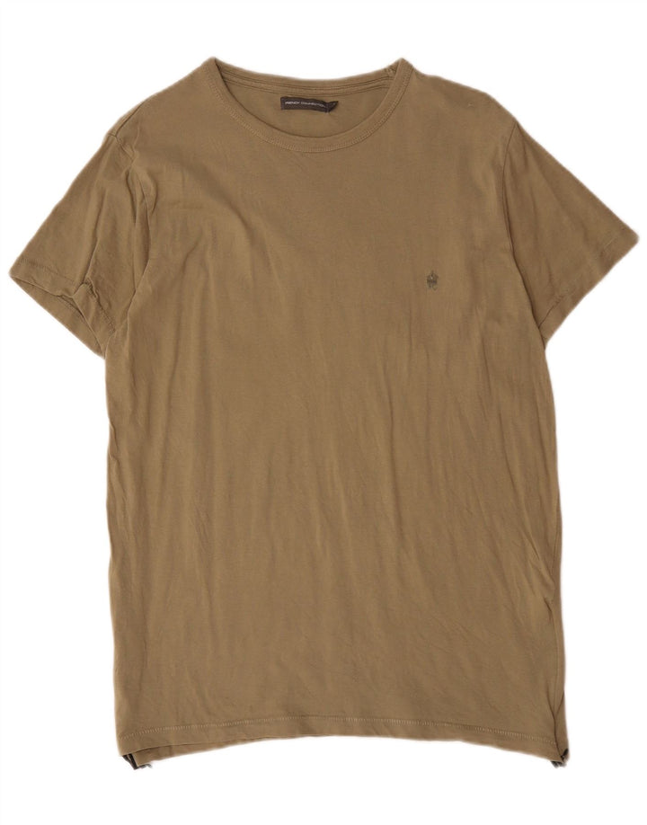 Tricou pentru bărbați French Connection Top mare din bumbac kaki