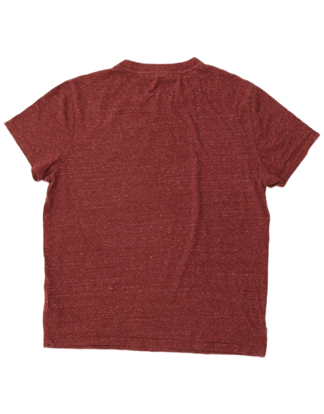 SUPERDRY tricou pentru bărbați Top 2XL burgundy bumbac cu pete