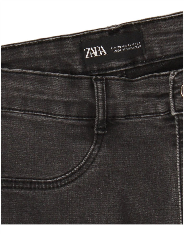 Blugi tăiați pentru damă Zara EU 38 Mici L28 L25 Gri