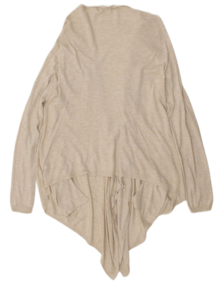 Pulover cardigan deschis pentru femei Fat Face UK 14 Medium Bej Flecked