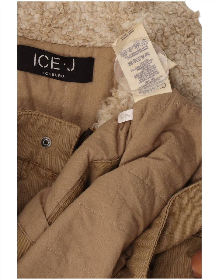 Jachetă Iceberg pentru bărbați, IT 52 XL, bej, bumbac