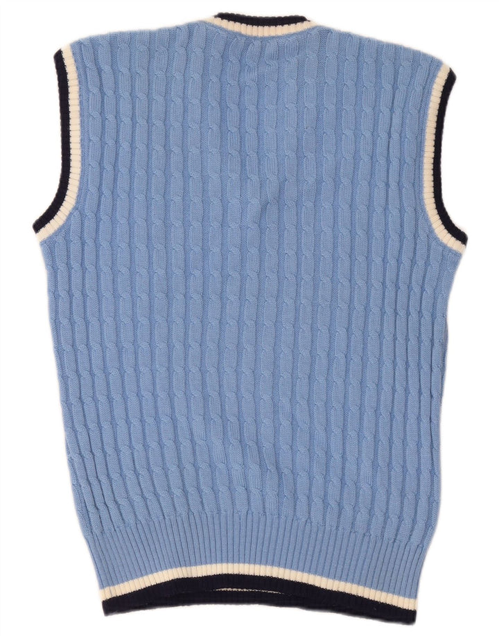 Vestă Vintage pentru bărbați Tank Top Small Blue Striped Classic