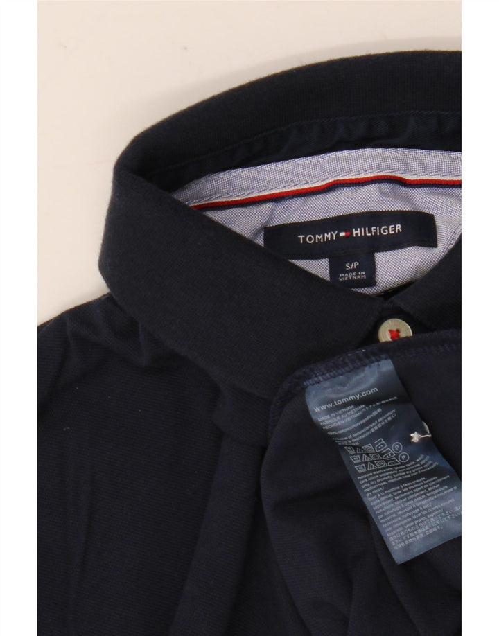 Tricou polo Tommy Hilfiger pentru bărbați, bumbac, albastru bleumarin