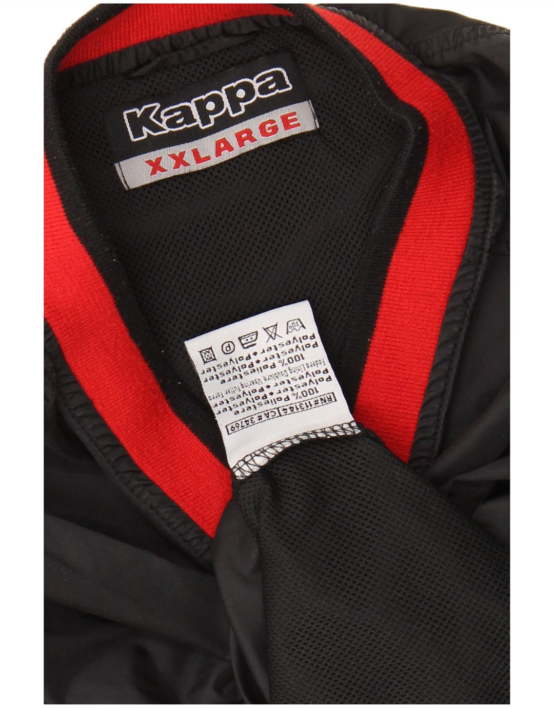 Trening KAPPA Pulover pentru bărbați Top 2XL, negru, poliester color bloc