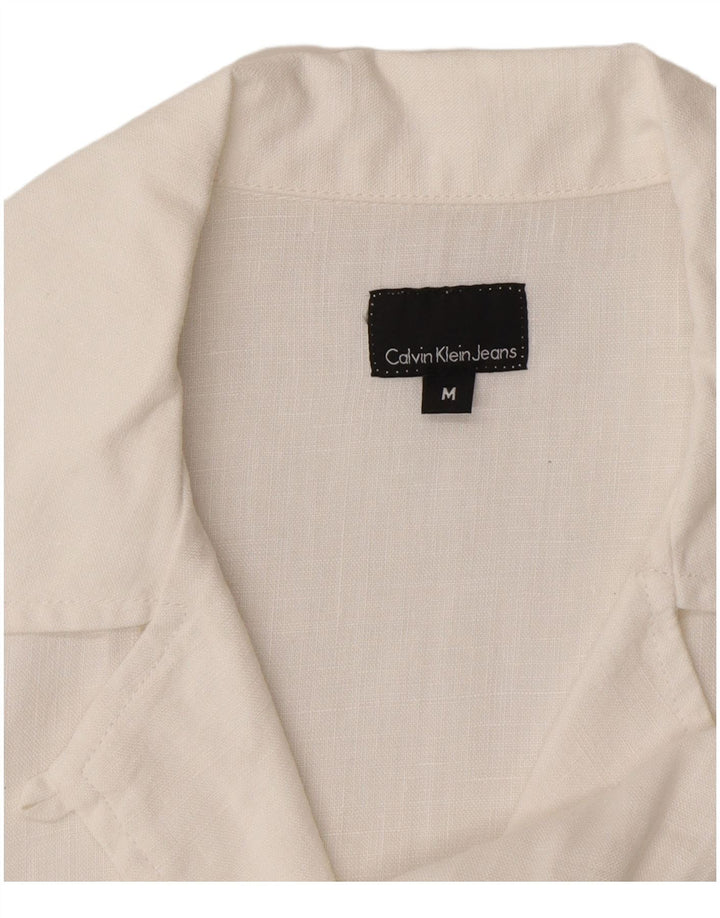Rochie A-Line pentru femei Calvin Klein Jeans UK 14 Medium White