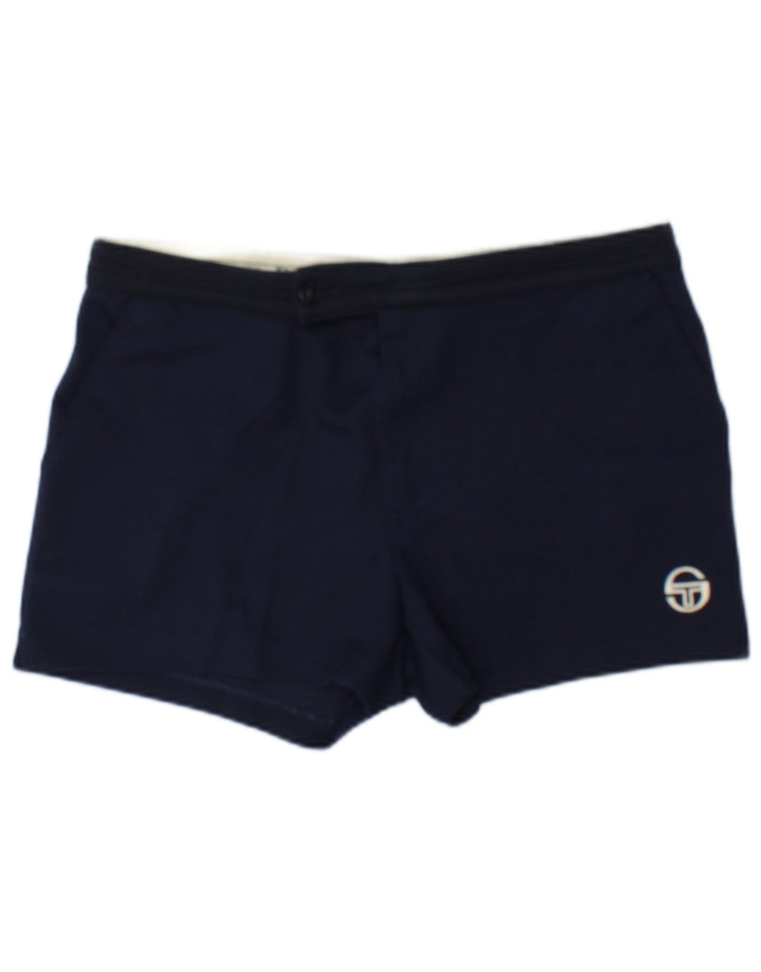 Sergio Tacchini Pantaloni scurti sport pentru femei UK 14, mari, bleumarin, poliester