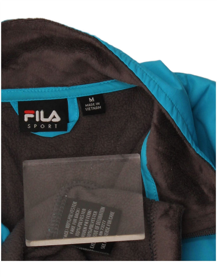 Jachetă pentru damă FILA Fleece UK 14 Gri mediu Poliester color bloc