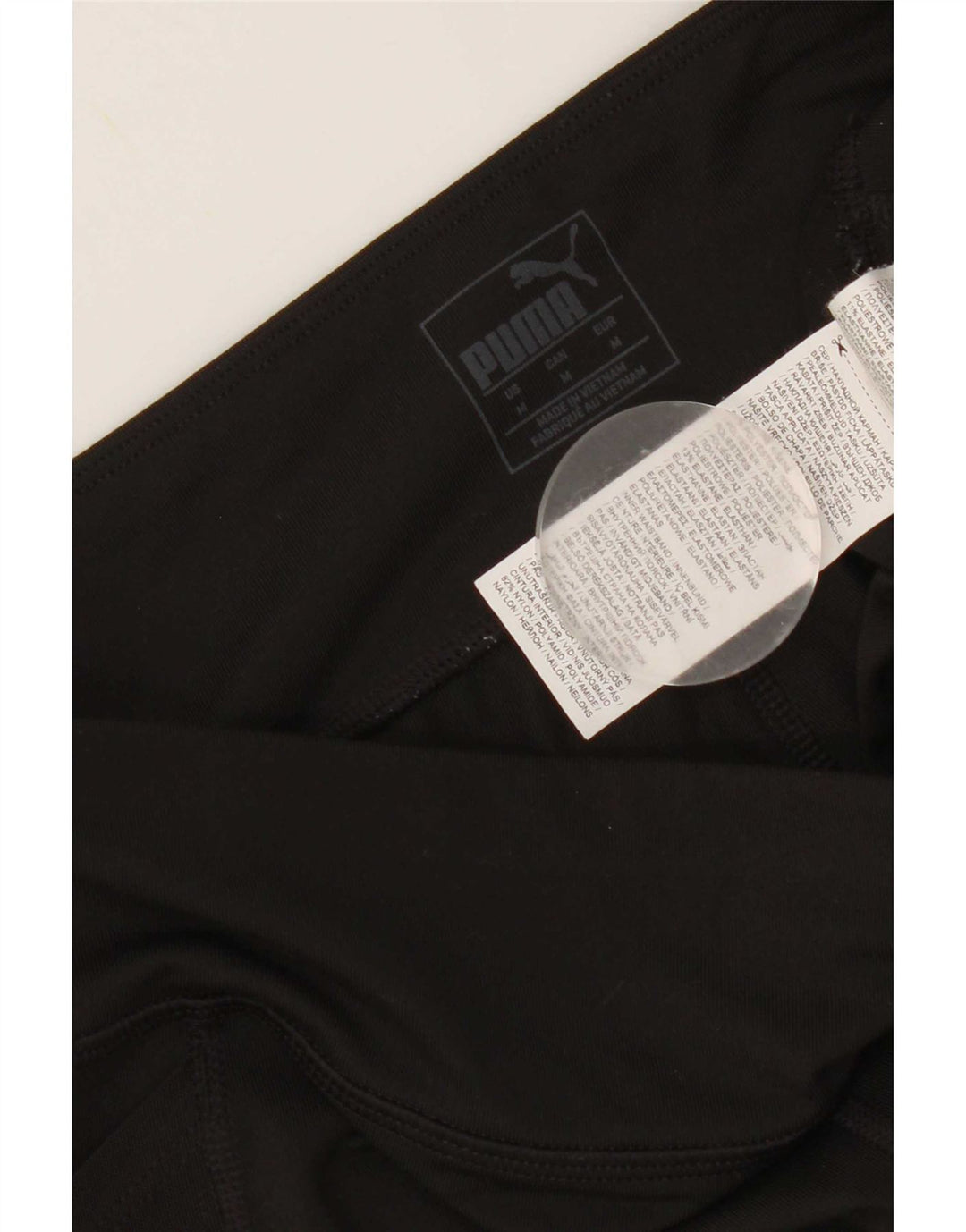 Pantaloni scurti sport Puma pentru femei UK 12 Poliester mediu negru