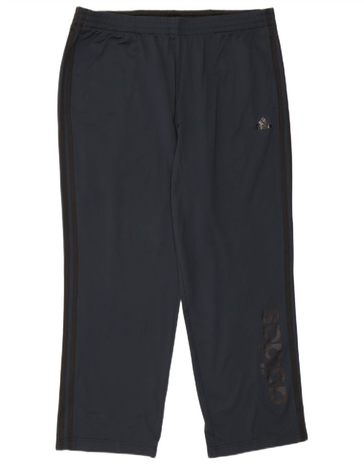 Pantaloni de trening Adidas Climalite Graphic pentru bărbați XL, poliester bleumarin