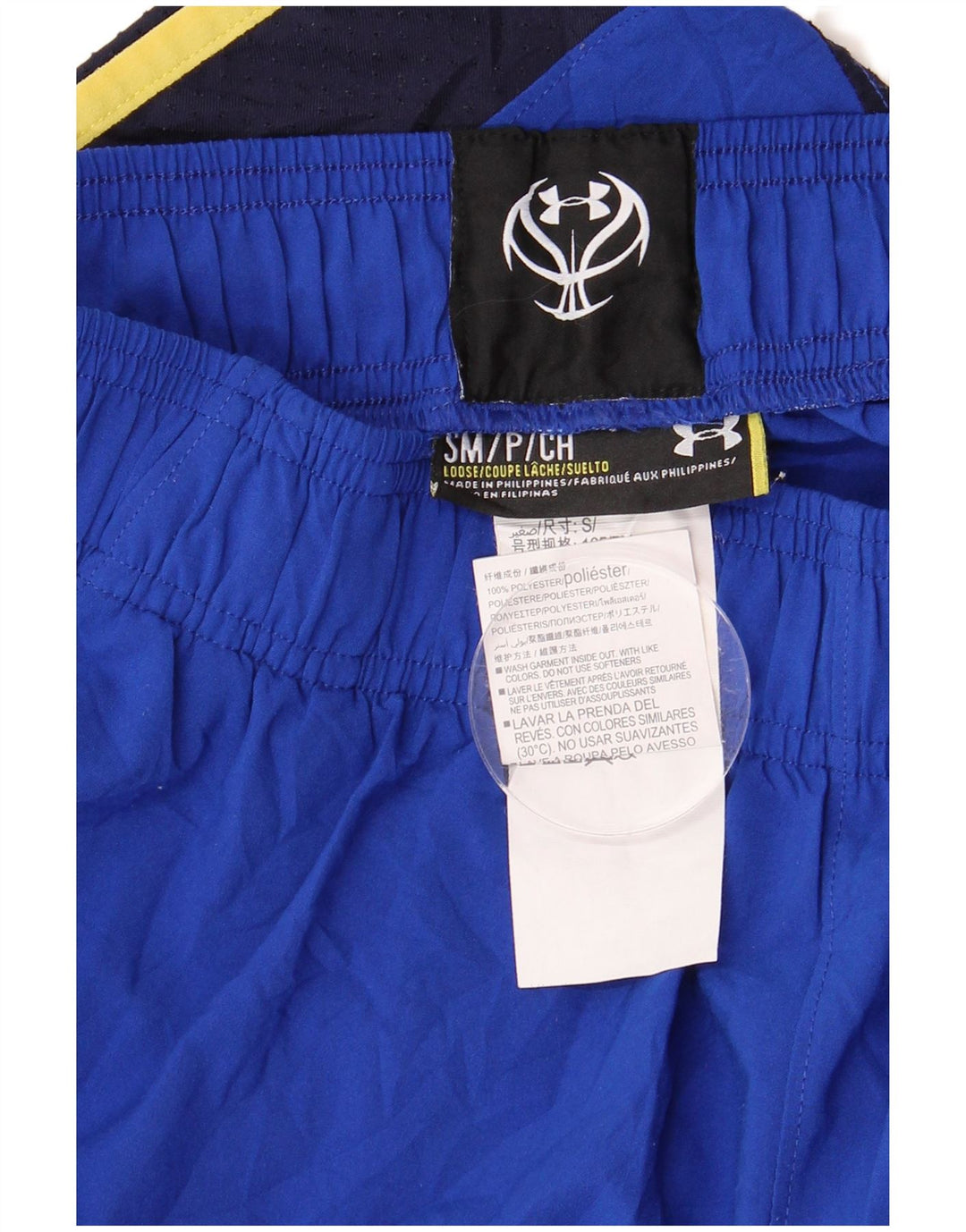 Pantaloni scurți sport Under Armour pentru bărbați, albastru, poliester color bloc