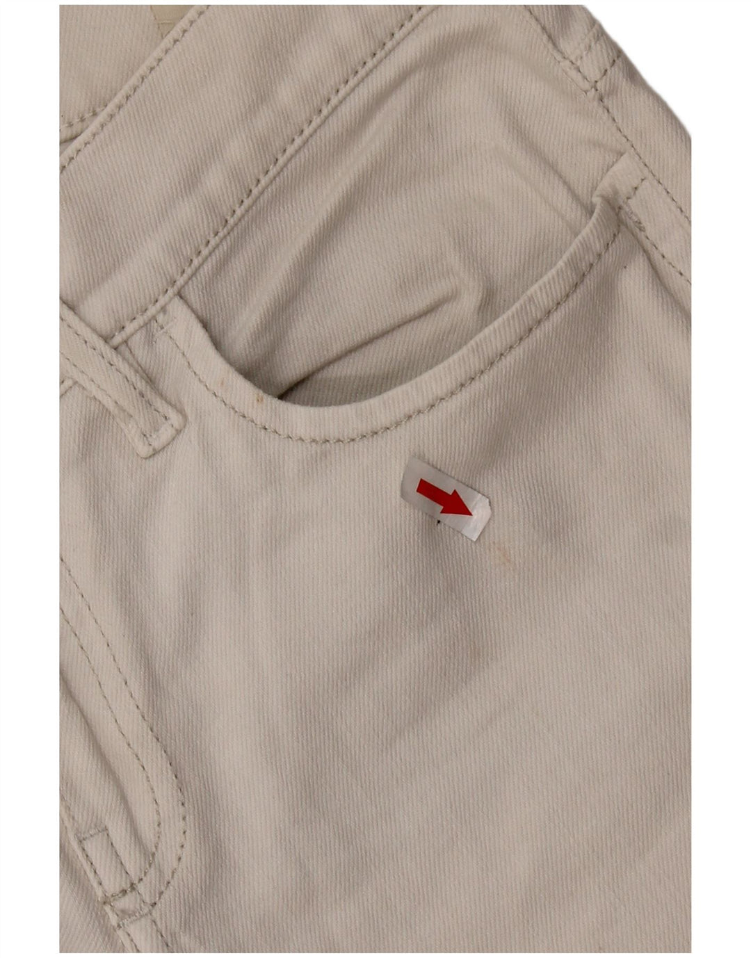 DIESEL Blugi drepti Liv Slim pentru femei W27 L24 bumbac alb