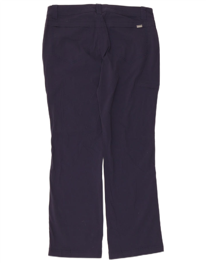 Pantaloni cargo drepti pentru femei Eddie Bauer US 8 Medium W32 L28 Bleumarin