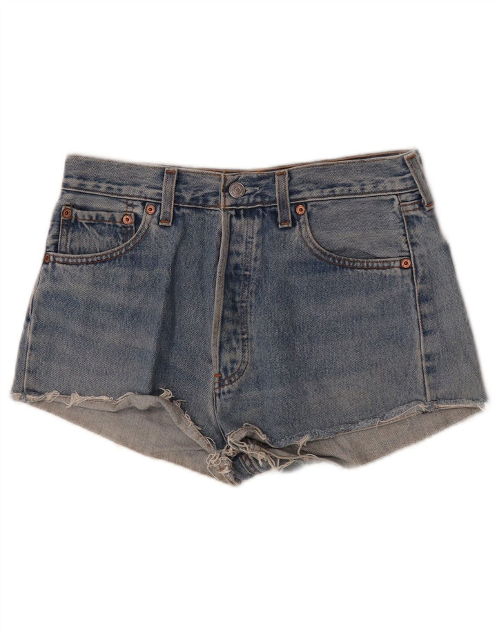 Pantaloni caldi cu talie înaltă Levi's 501 Denim, W30, albastru mediu