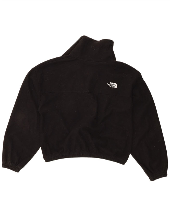 Jumper The North Face pentru femei oversized Crop Fleece UK 12 Medium Black