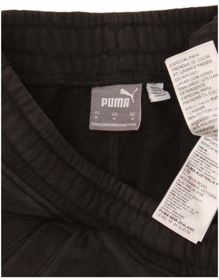 Pantaloni scurti sport Puma pentru femei UK 14, bumbac mediu negru