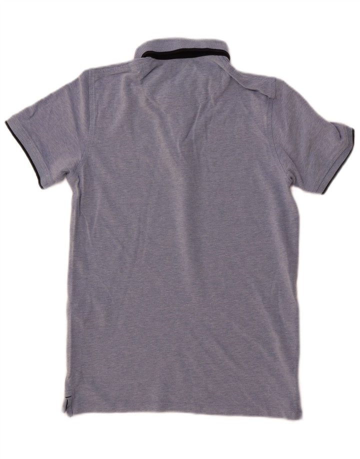 Cămașă polo pentru bărbați JACK & JONES, bumbac cu pete albastre