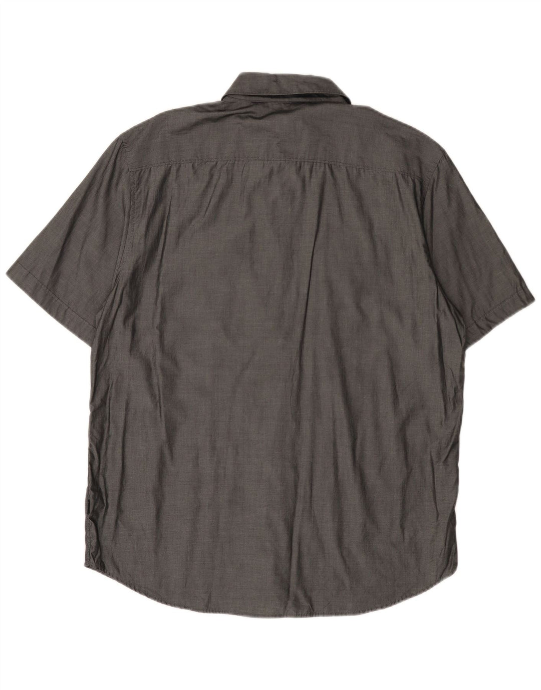 Cămașă cu mânecă scurtă pentru bărbați CALVIN KLEIN, bumbac gri mare